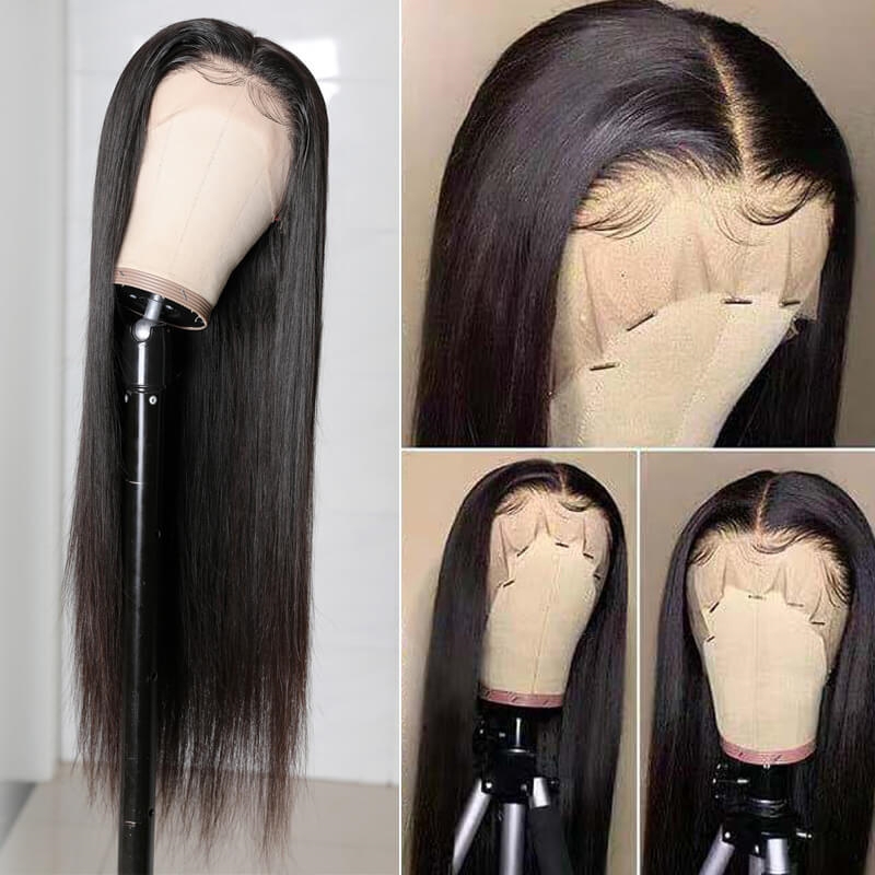 13x4 Lace Front Wigs 150% Density High Quality Human Hair Wigs Straight