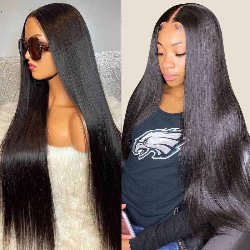 13x4 Lace Front Wigs 150% Density High Quality Human Hair Wigs Straight