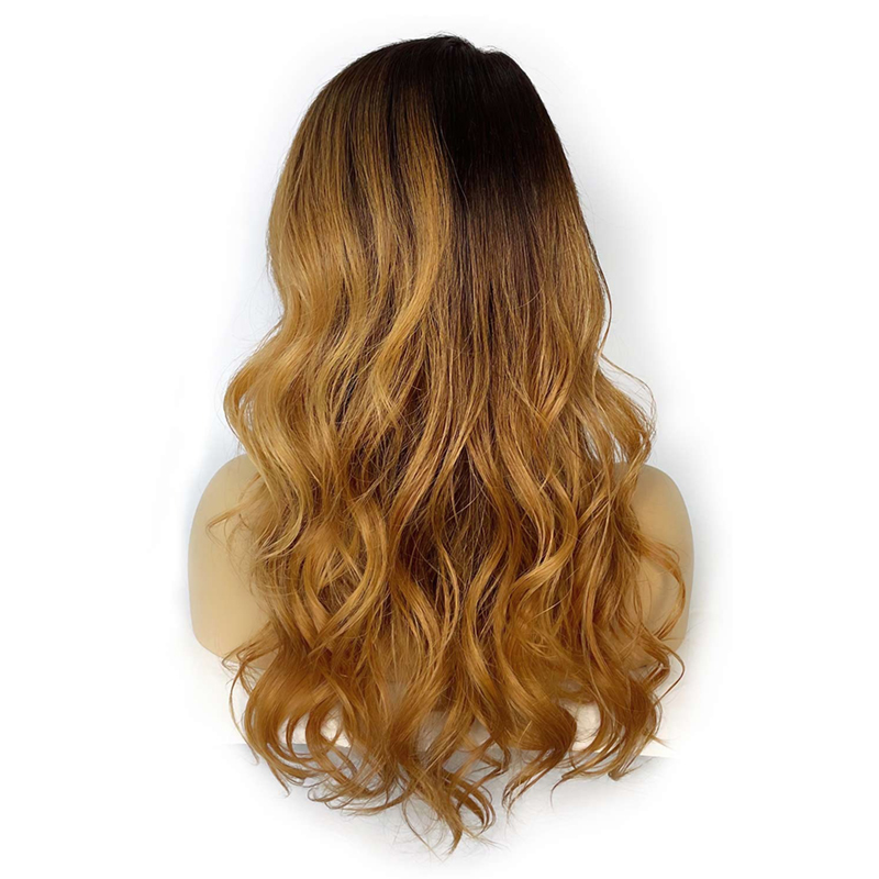13x6 HD Lace Front Wigs Ombre Honey Blonde Body Wave 180% Density
