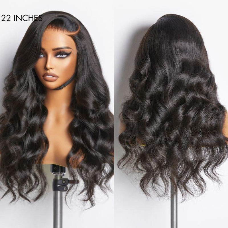 13x6 HD Lace Front Body Wave Wig Perfect Hairline Bleached Knots Human Hair Wig