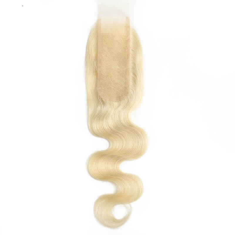 2X6 HD Lace Closure 613 Blonde– Body Wave or Straight Virgin Human Hair