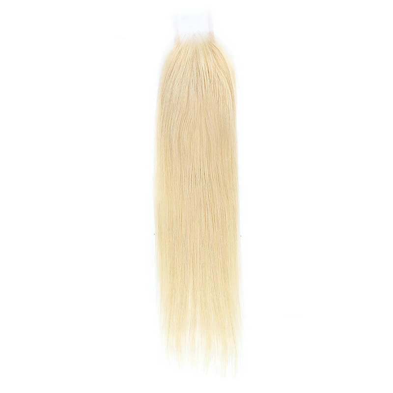 2X6 HD Lace Closure 613 Blonde– Body Wave or Straight Virgin Human Hair