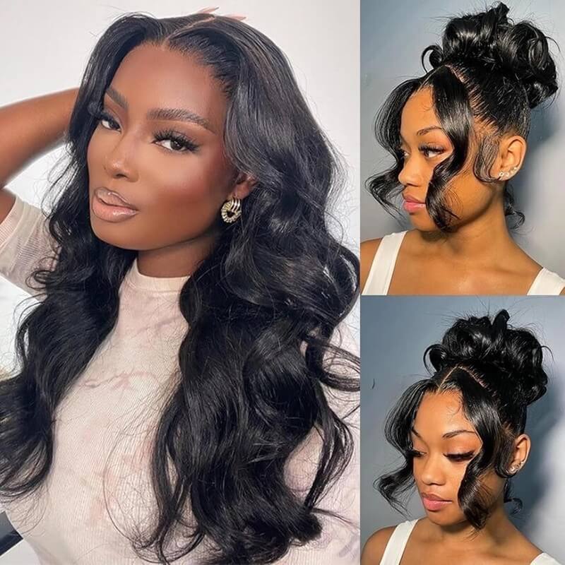 360 Lace Front Wigs Body Wave 100% Human Hair With Baby Hair Pre Plucked