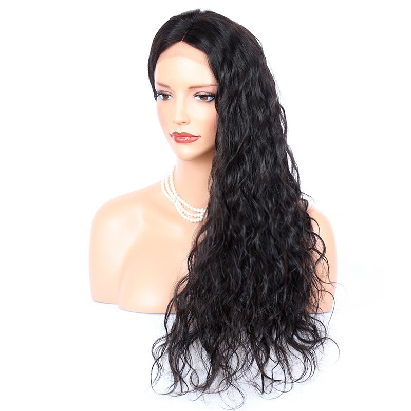 4x4 Silk Top Glueless Full Lace Wigs Remy Human Hair Loose Wave