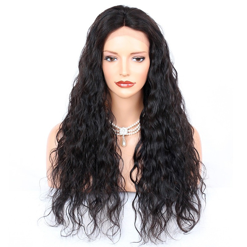 4x4 Silk Top Glueless Full Lace Wigs Remy Human Hair Loose Wave