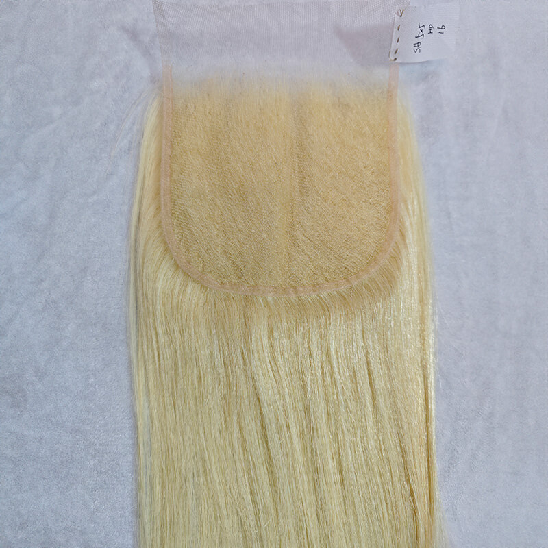 613 Blonde 5X5 HD Lace Closure Body Wave or Straight Virgin Human Hair