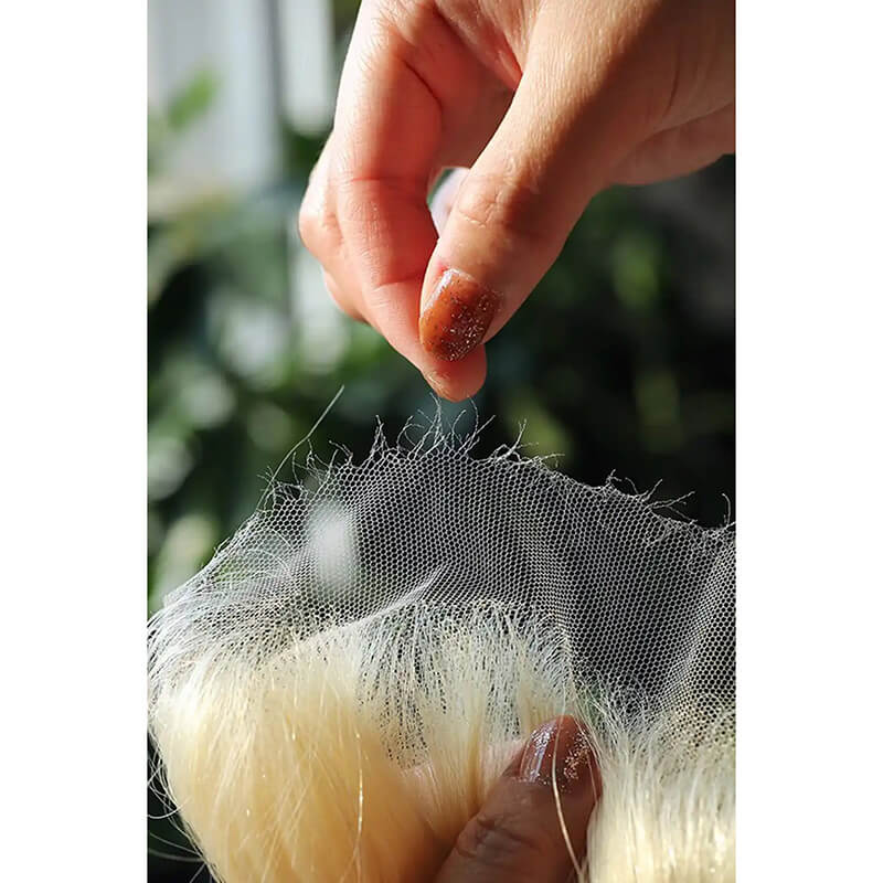 613 Blonde 5X5 HD Lace Closure Body Wave or Straight Virgin Human Hair