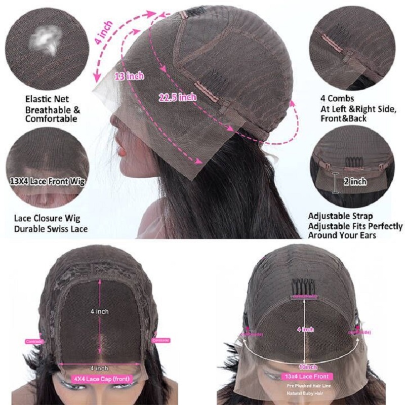 Luve Realistic fashion human hair Lace Front Wigs With Natural 4C Edges Curly Hairline