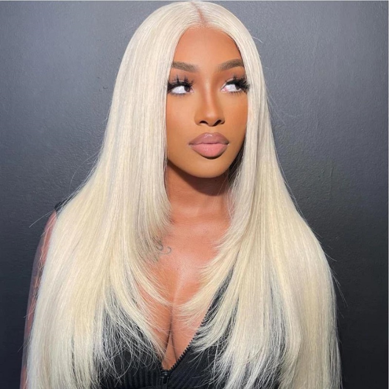 Luve 613 Blonde Straight Hair  Butterfly Haircut Human Hair HD Lace Wig