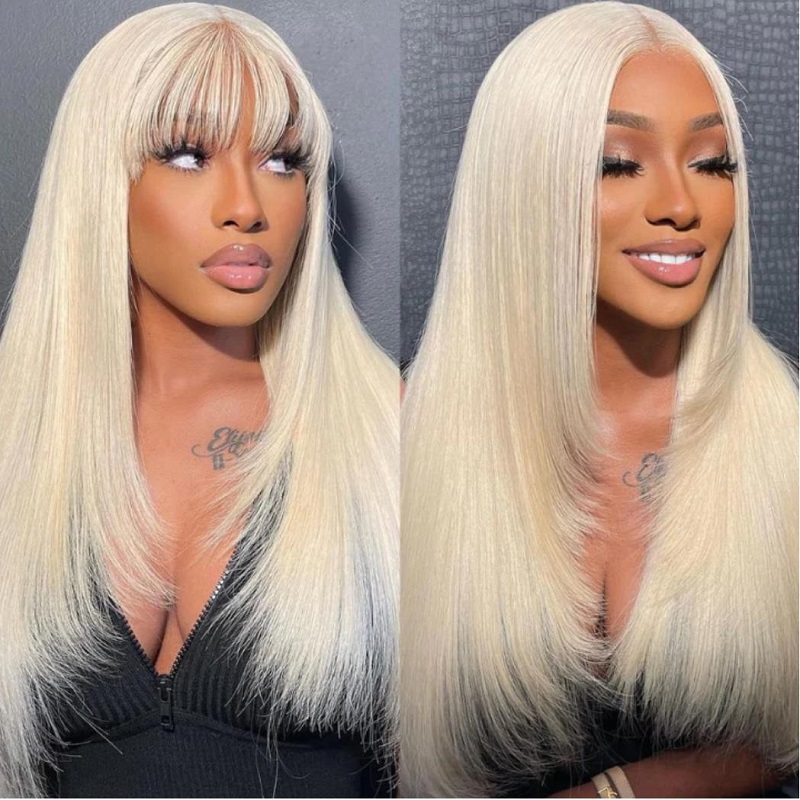 Luve 613 Blonde Straight Hair  Butterfly Haircut Human Hair HD Lace Wig