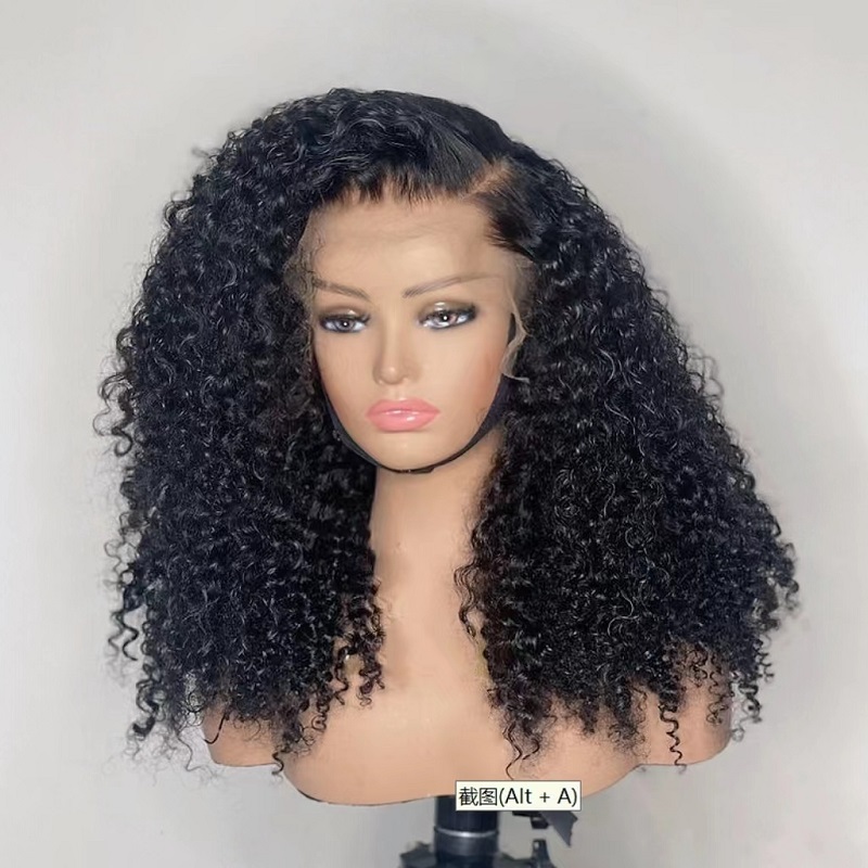 Luve 180% Density High Quality Curly 13X4 HD Lace Front Wig 100% Human Hair