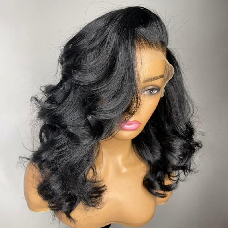 Short Bob Wave Wig 5X5|13X4 HD Lace Frontal Glueless Human Hair Wig