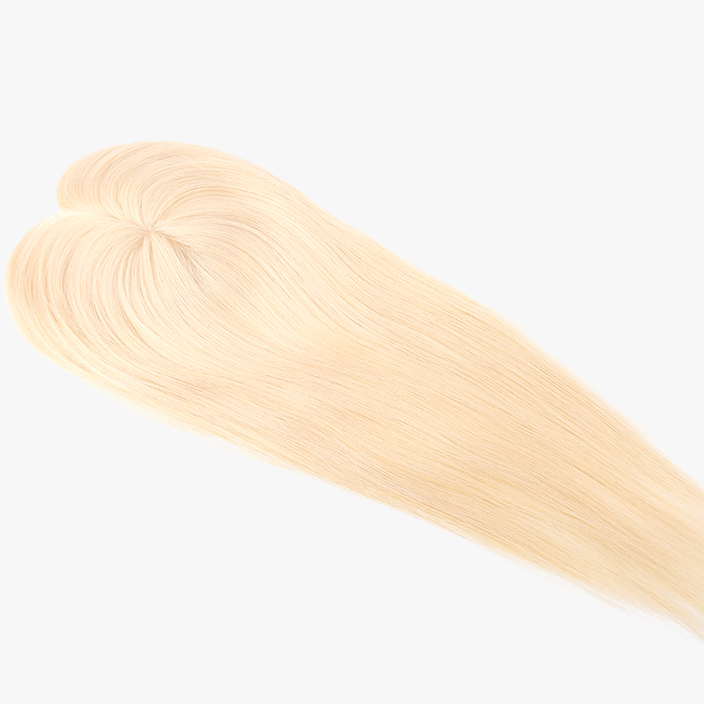 Premium Blonde Hair Topper #613 – Perfect for Thinning Hair
