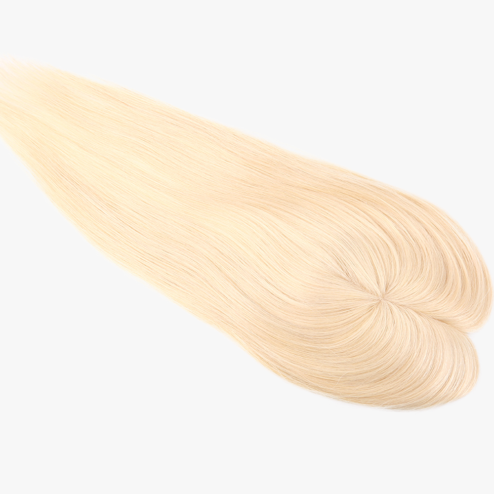Premium Blonde Hair Topper #613 – Perfect for Thinning Hair