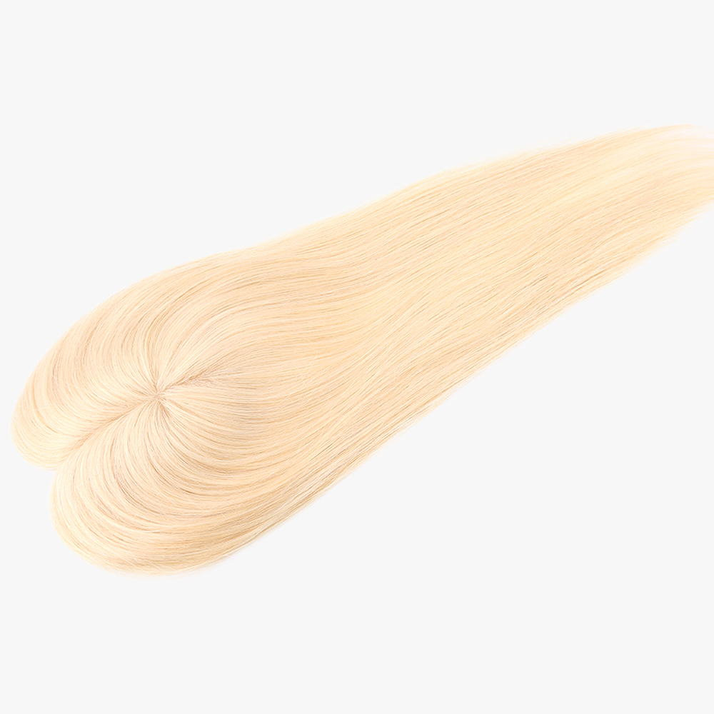 Premium Blonde Hair Topper #613 – Perfect for Thinning Hair