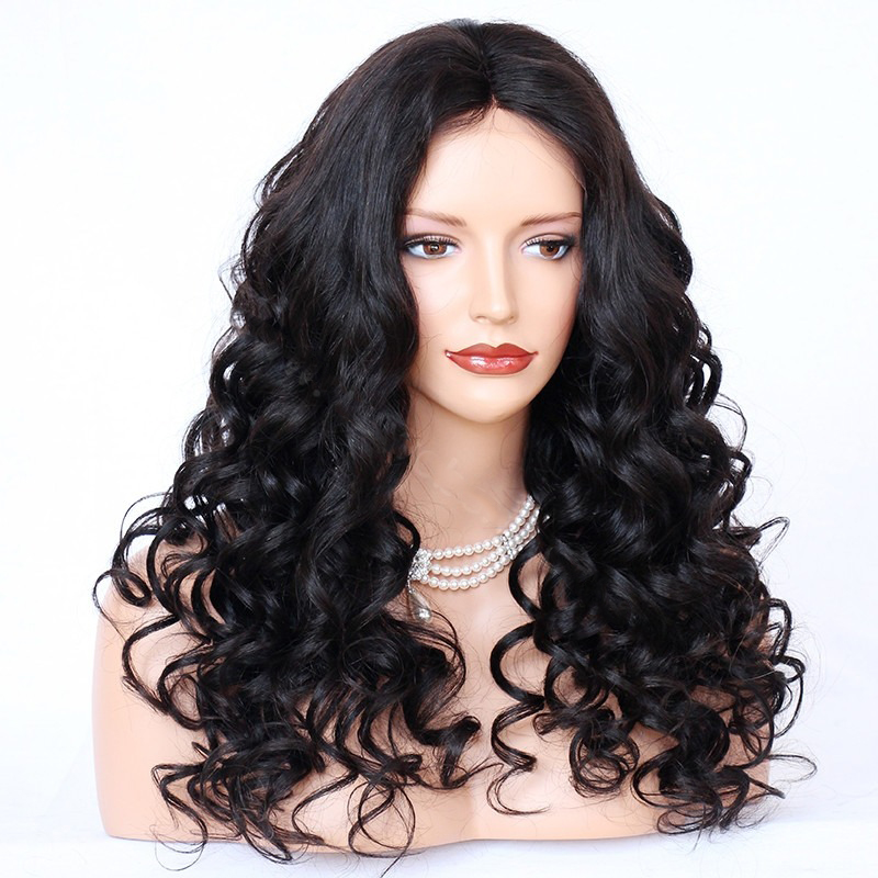 Body Wave 4x4 Silk Top Glueless Full Lace Wigs Remy Human Hair