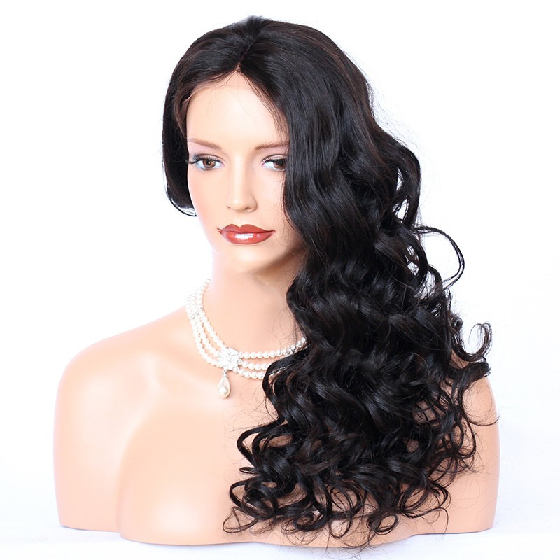 Body Wave 4x4 Silk Top Glueless Full Lace Wigs Remy Human Hair