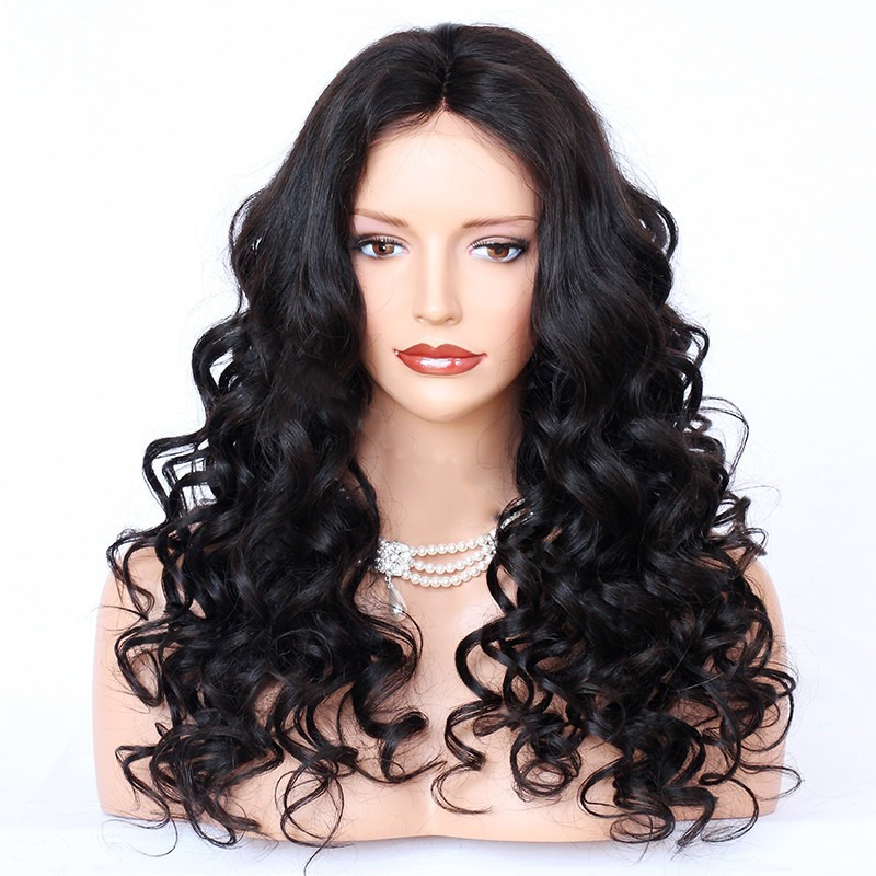 Body Wave 4x4 Silk Top Glueless Full Lace Wigs Remy Human Hair