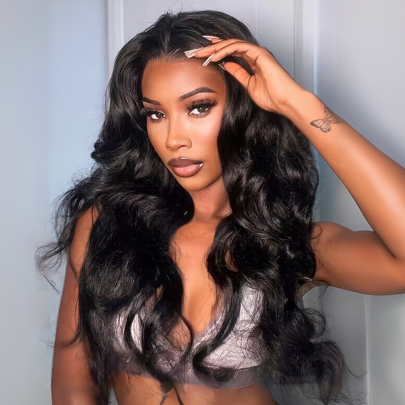 Body Wave 7x7 PartingMax Glueless Wigs Pre Bleached Wear Go Lace Wig