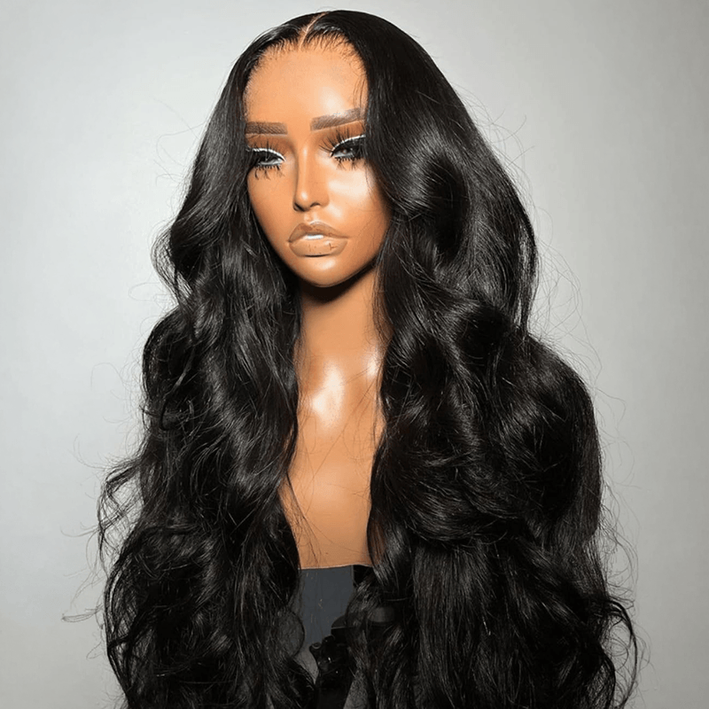 Body Wave 5X5 HD Lace Closure Wig Human Hair Glueless Wigs 180% Density