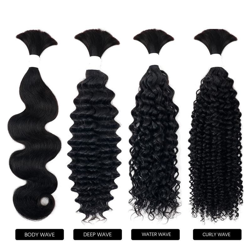 Bulk Human Hair for Braiding No Weft Body Wave 100% Human Hair