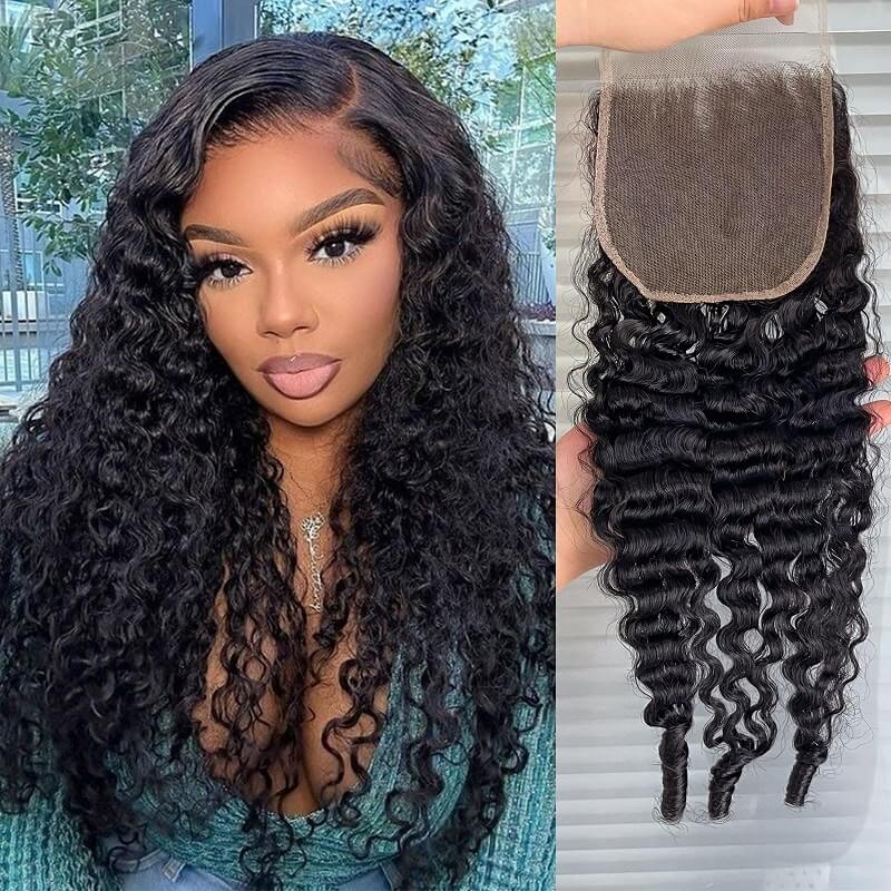 Burmese Curly 6X6 HD Lace Closure Virgin Human Hair Lace Closure