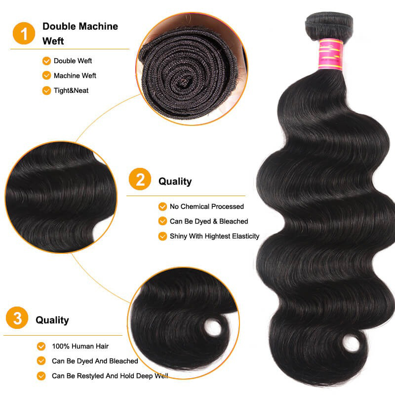 Dark Aubrn Red Brown Hair Weave 1 Bundle Human Hair Weft Extensions