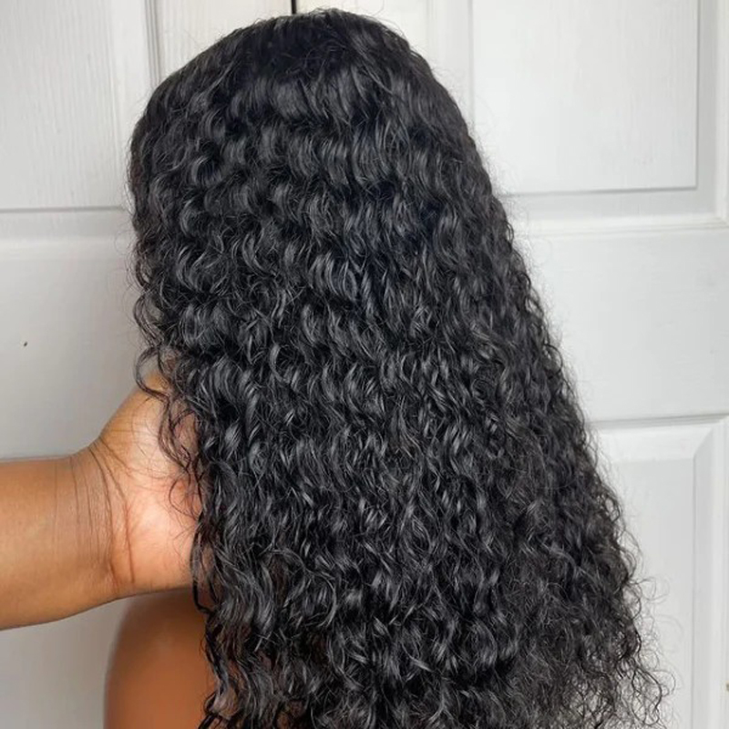 Deep Wave Breathable 4x4 Lace Closure Wig Glueless Beginner Friendly Wigs