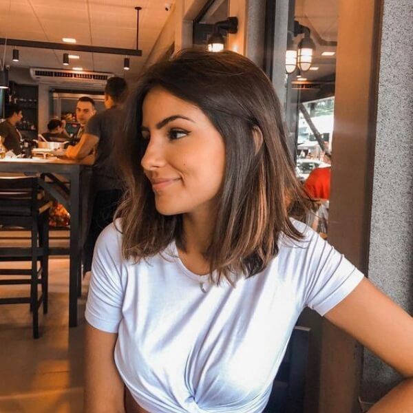 Glueless Shoulder Length Ombre Chocolate Brown 13x4 Frontal Lace Bob Wig
