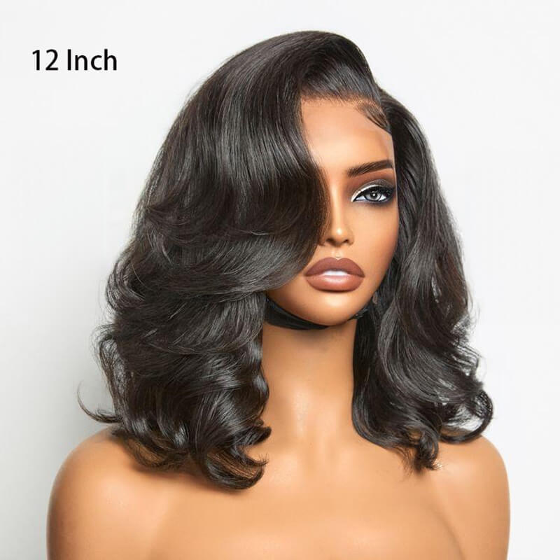 Honey Blonde Highlight | Natural Black Loose Wave Glueless Lace Front Wig 