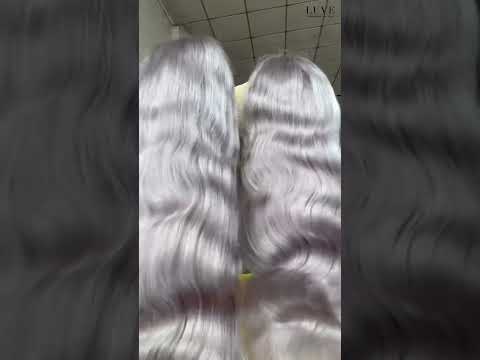 Luve Glueless Silver Gray Blonde Wig  13X4 Part-Max Lace Front Wig