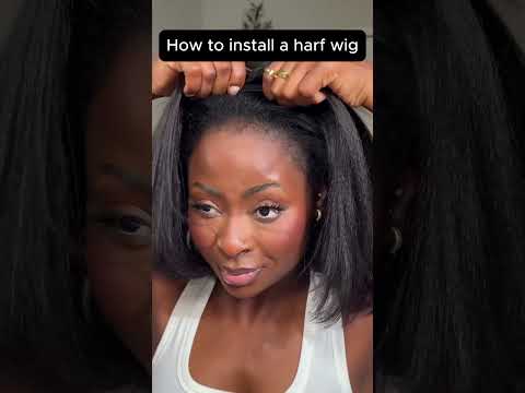 3-In-1 Half Wig Kinky Straight Bob Wig Glueless Beginner-Friendly