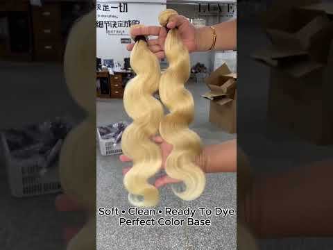 Luve 613 Blonde Virgin Human Hair Wave 1 Bundles Body Wave Hair Weft