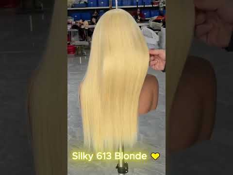 613 Blonde Straight Lace Front Wig 13X4 Parting-Max Transparent HD Lace Human Hair Wig