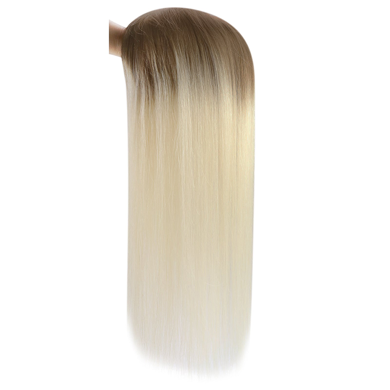 Human Hair Mono Base Toppers 3x5