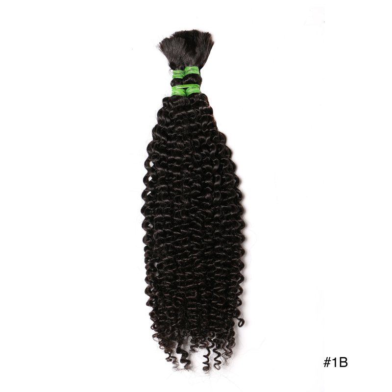 Kinky Curly Bulk Hair Extensions For Braiding hair