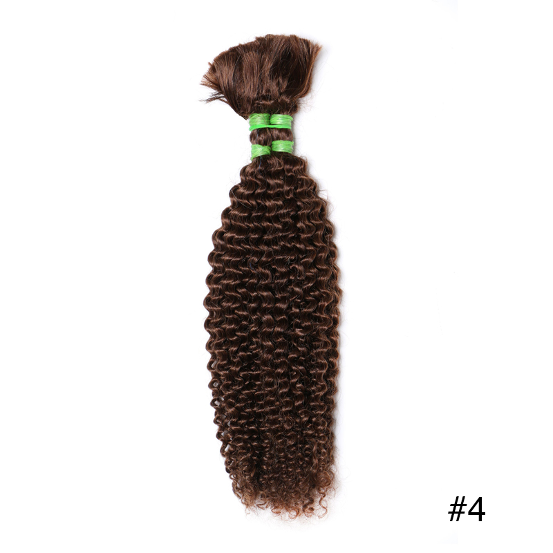 Kinky Curly Bulk Hair Extensions For Braiding hair