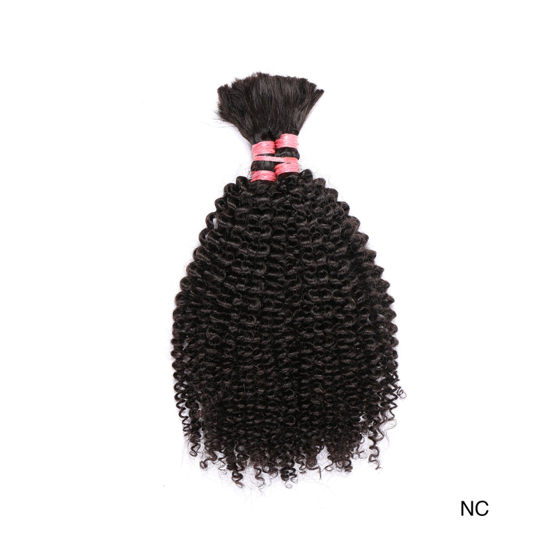 Kinky Curly Bulk Hair Extensions For Braiding hair