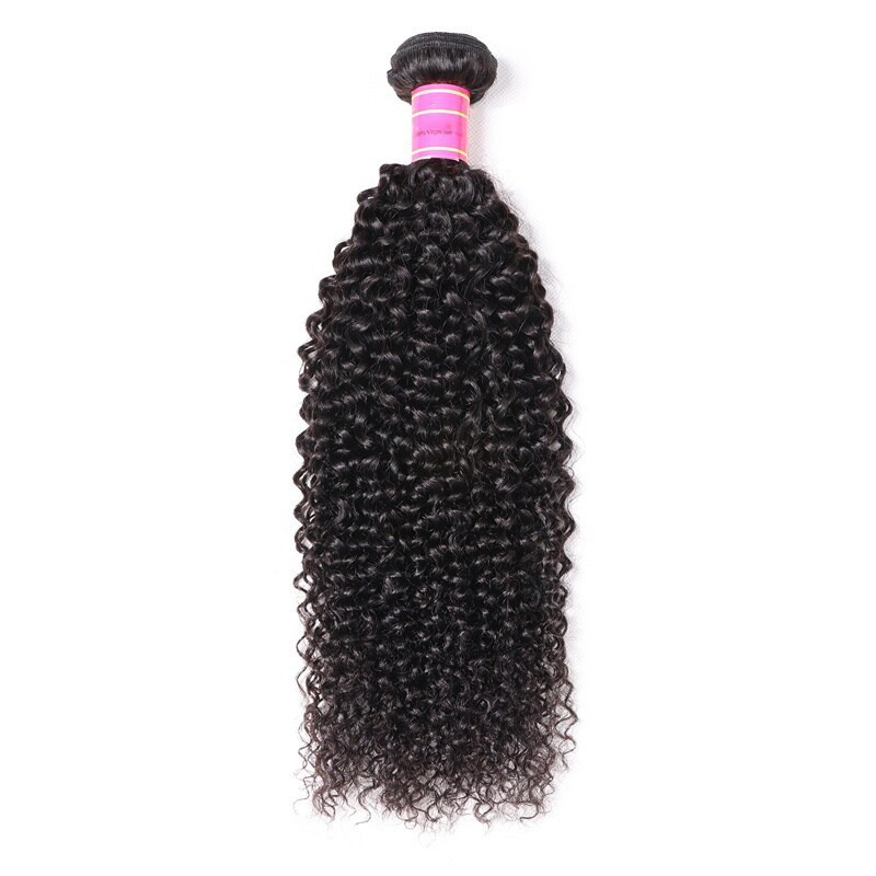Kinky Curly Hair Weave 1 Bundle 10-30 Inch Virgin Hair Weft Extension