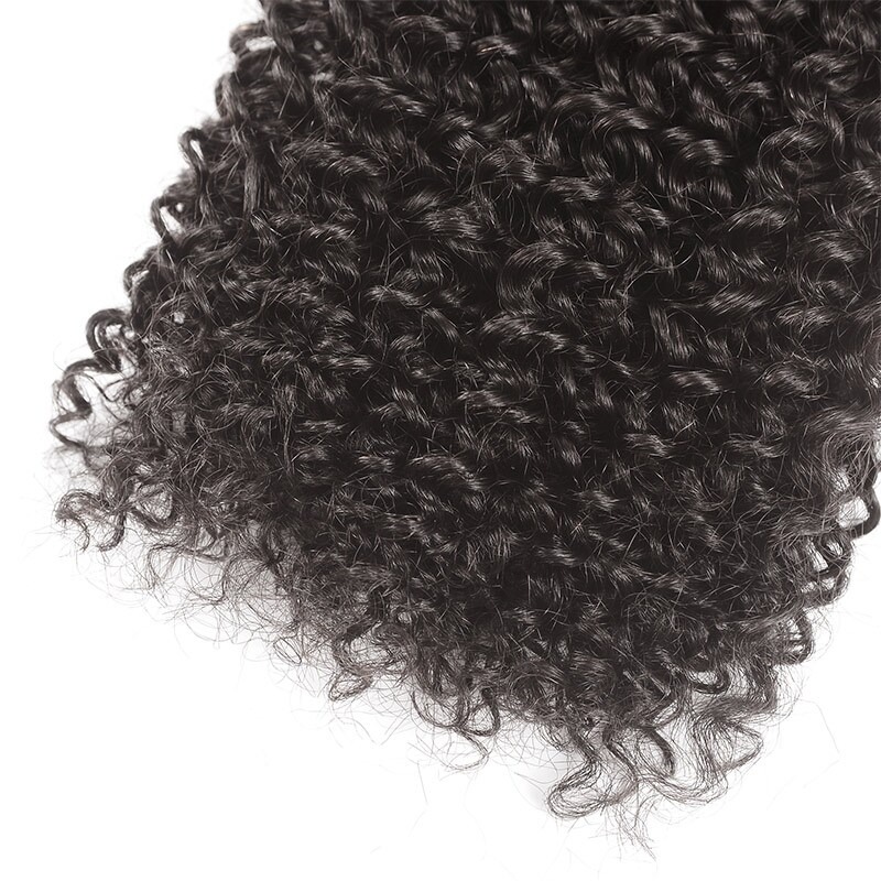 Kinky Curly Hair Weave 1 Bundle 10-30 Inch Virgin Hair Weft Extension