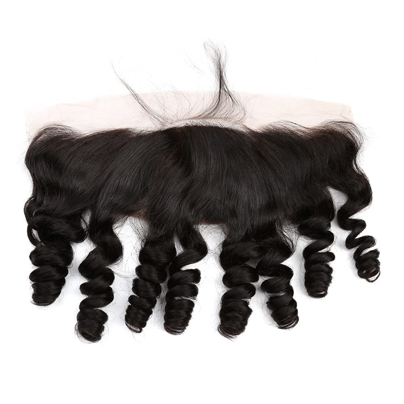 Loose Wave 13x4 Silk Base Lace Frontal Free Part Virgin Human Hair