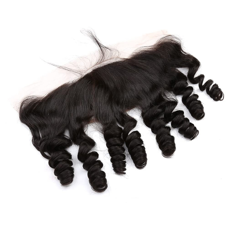 Loose Wave 13x4 Silk Base Lace Frontal Free Part Virgin Human Hair