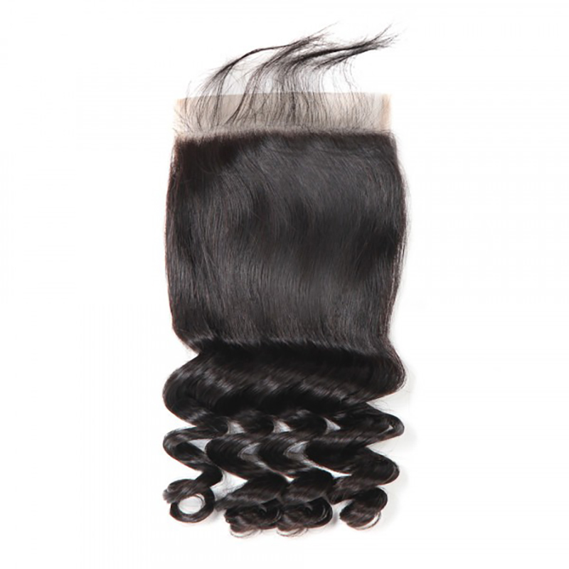 Loose Wave 6x6 Lace Closure Virgin Human Hair Lace Closure Pre-Plucked
