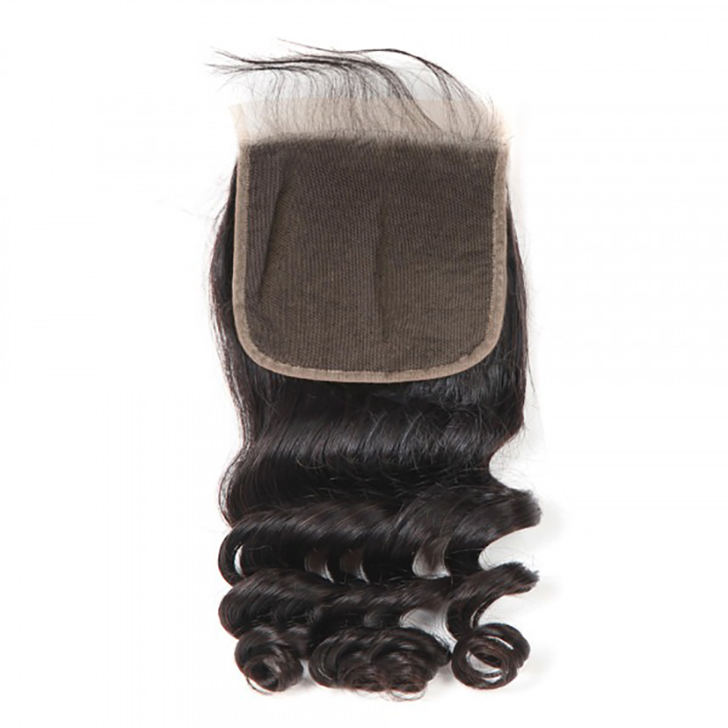 Loose Wave 6x6 Lace Closure Virgin Human Hair Lace Closure Pre-Plucked