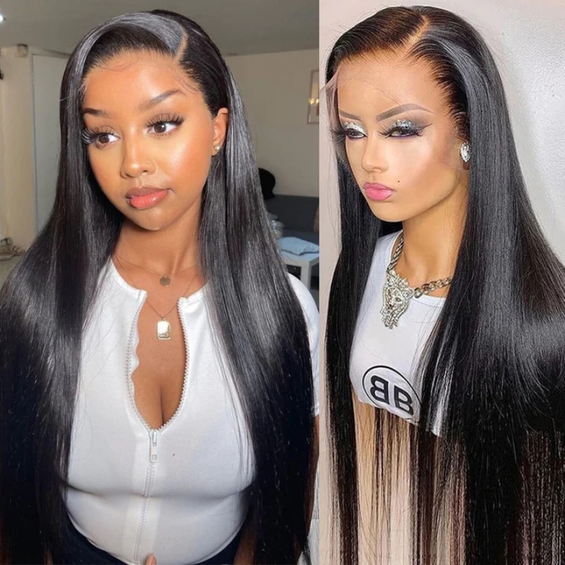 13x4 Lace Front Wigs 150% Density High Quality Human Hair Wigs Straight