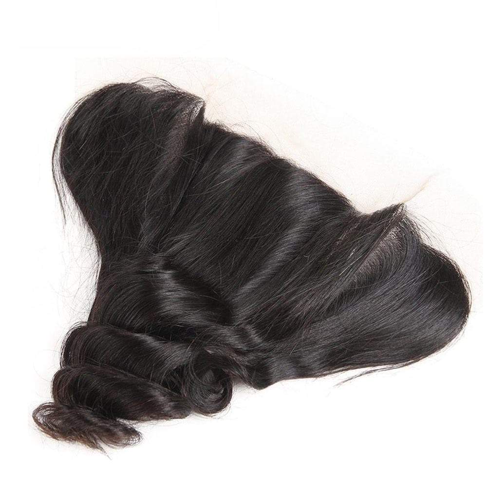 Luve 13x4 Lace Frontal Loose Wave Lace Closure Virgin Human Hair