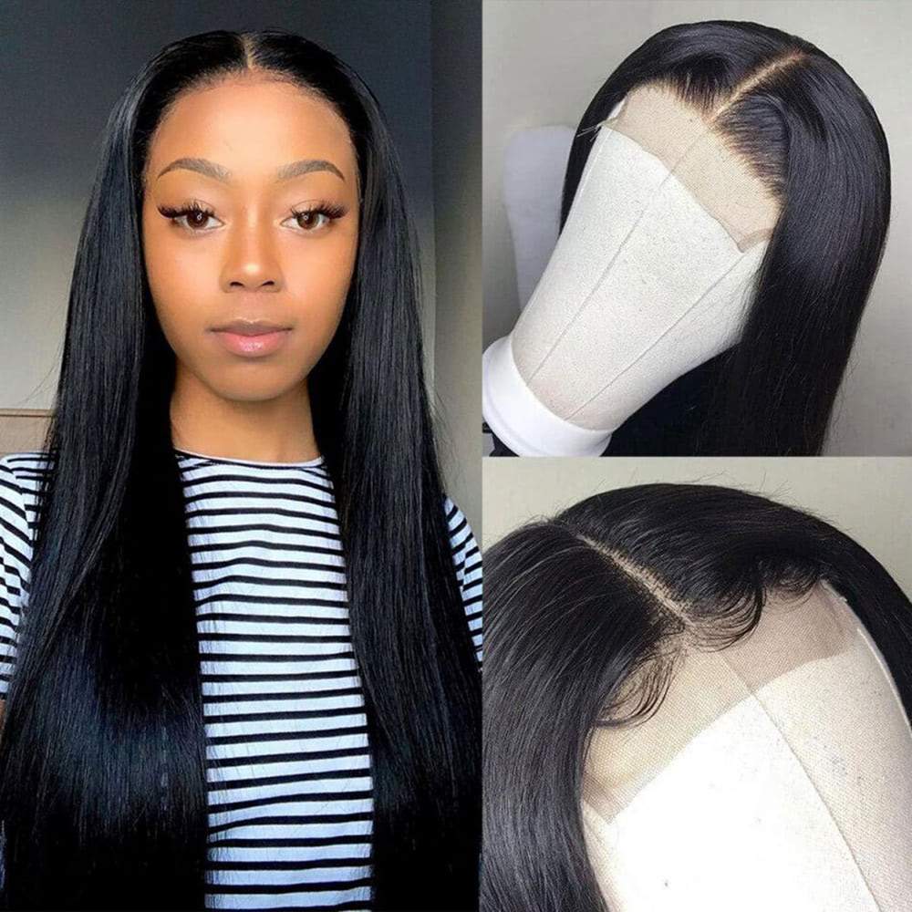 Luve 5x5 HD Lace Closure Wig Curly Skin Melt Human Hair Wigs