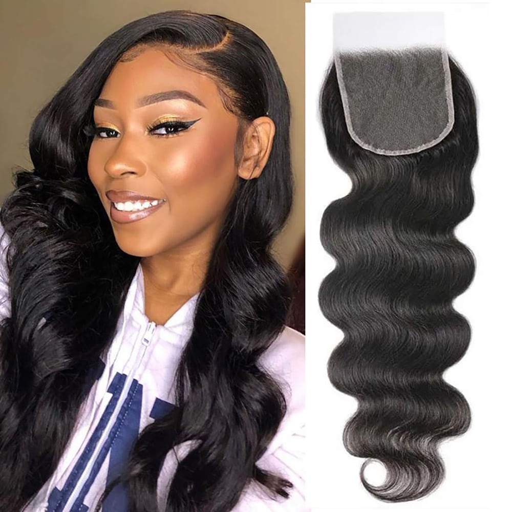 Luve 5X5 HD Lace Closure Body Wave Transparent Lace Closure Virgin Hair