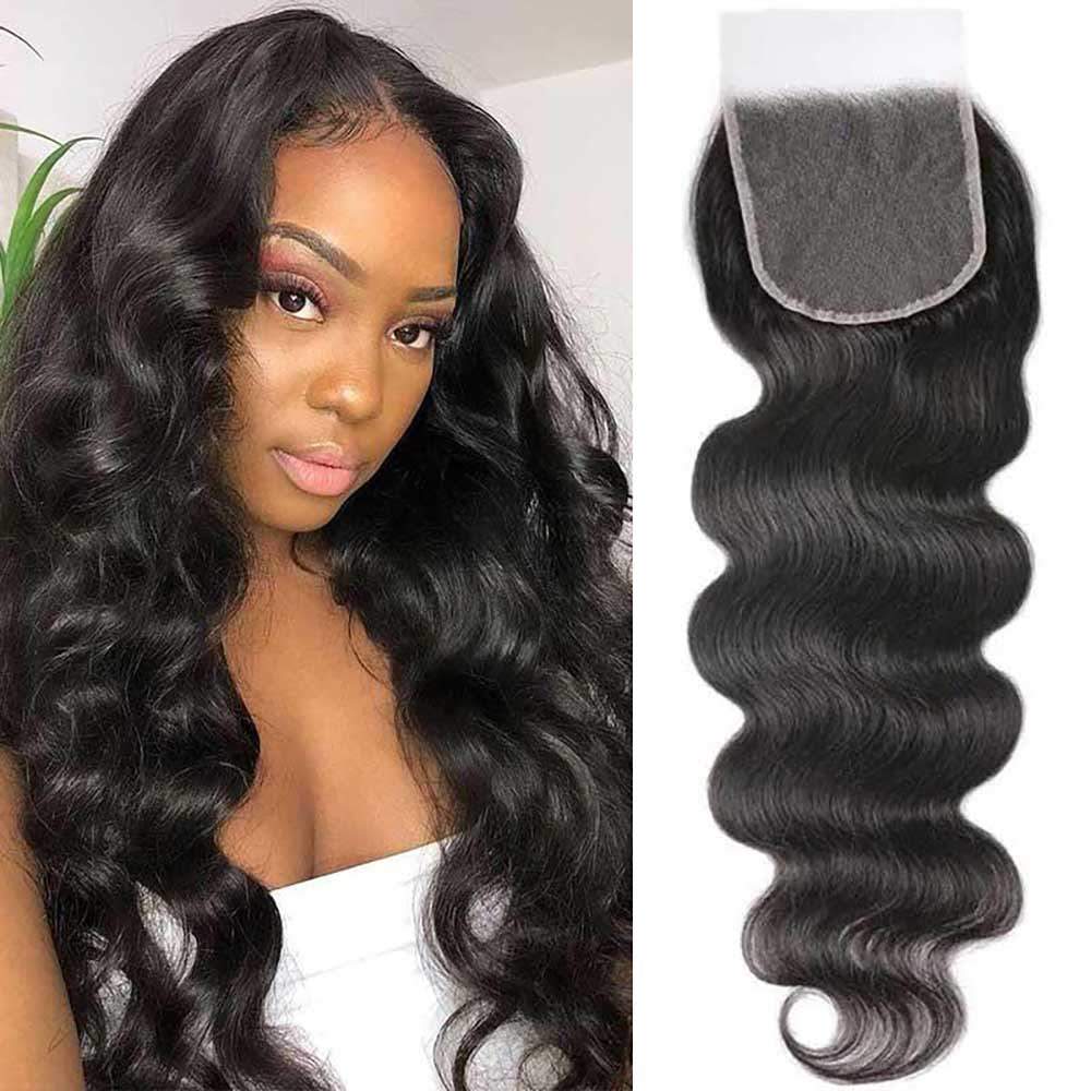 Luve 5X5 HD Lace Closure Body Wave Transparent Lace Closure Virgin Hair
