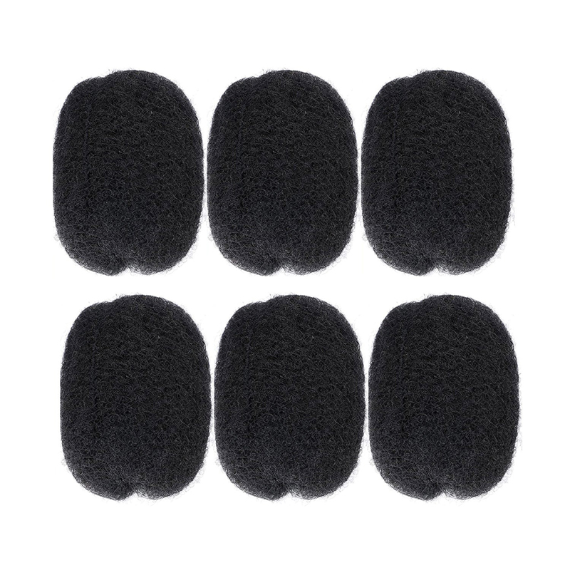 Afro Kinky Bulk For Braiding 100% Human Hair Black Color 3 Packs 150g